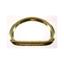 3/4 inch heavy welded brass plated D ring